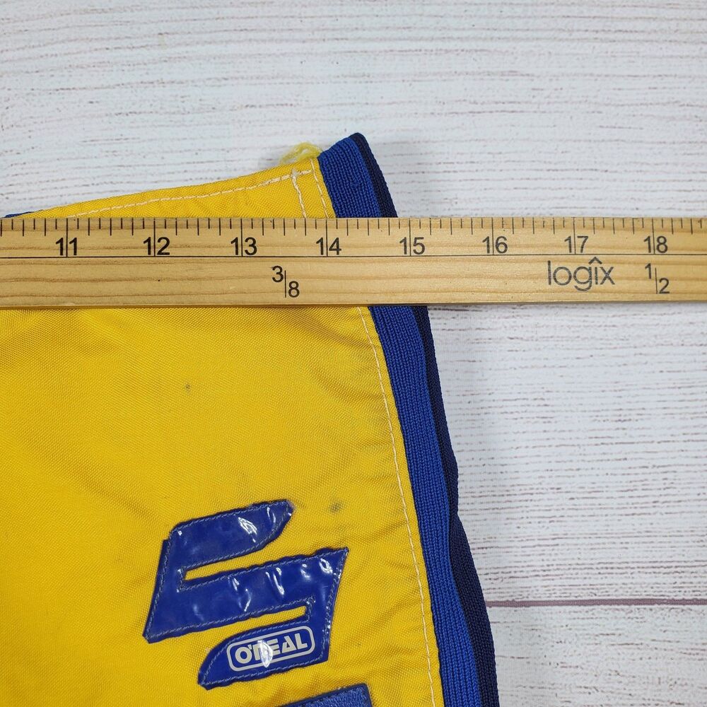 Vintage 70’s O'NEAL Racing Suzuki Dirt Bike Motorcross Pants 30 Yellow Blue USA - Picture 7 of 8